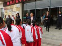 珲春市第四中学来华瑞公司参观学习
